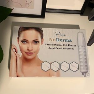 NuDerma Portable Handheld High Frequency Skin Therapy Wand Machine